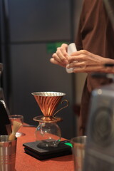 Coffee Filter Folds Carefully and Precisely for Optimal Brewing Carefully and Evenly