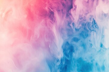 Abstract colorful smoke clouds background.