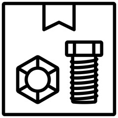 Spare Part Outline Icon