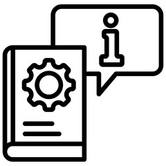 User Guide Outline Icon