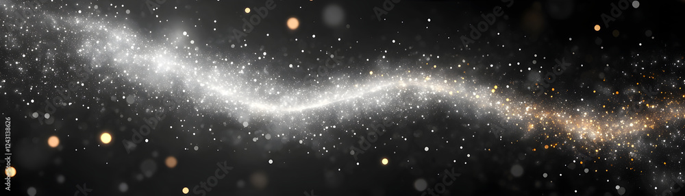 Leinwandbilder mesmerizing cosmic wonderland glowing nebula and starlit galaxy in majestic interstellar space backg