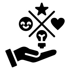 Personality Glyph Icon