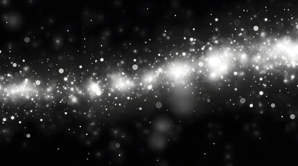 Obraz premium Mesmerizing Starry Galaxy with Glowing Nebula in Breathtaking Cosmic Landscape view of the vast universe with shimmering stars luminous celestial elements and mysterious interstellar phenomenon