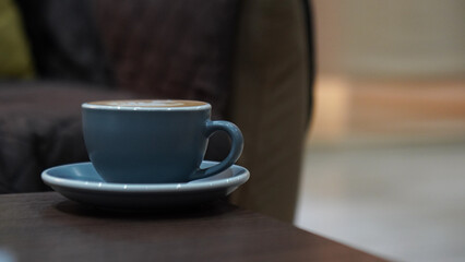a cup of hot coffee cappuccino latte art coffee latte