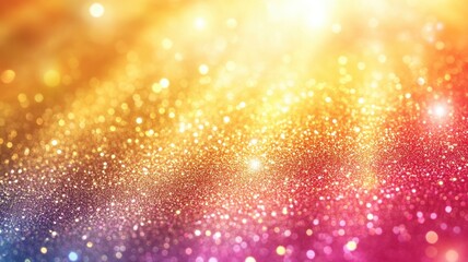 Fototapeta premium Vibrant rainbow glitter gradient background design abstract art digital creation colorful environment high resolution