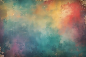 Fototapeta premium Tranquil Vintage Multicolor Gradient Background Texture with Serene Hues
