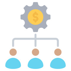 Sharing Economy Flat Icon