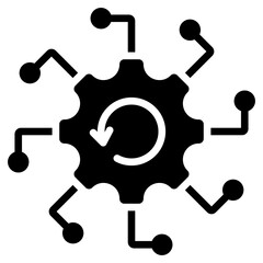 Automation Glyph Icon
