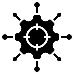 Decentralization Glyph Icon