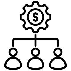 Sharing Economy Outline Icon