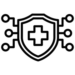 Insurtech Outline Icon