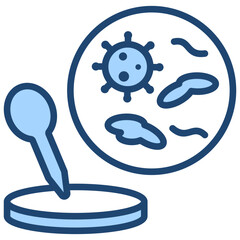 Macrobiology Blue Icon