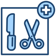 Surgery Blue Icon
