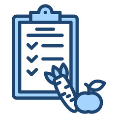 Nutrition Blue Icon