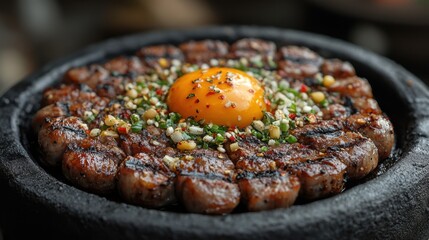 A Mongolian khorkhog BBQ cooked with hot stones