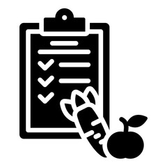 Nutrition Glyph Icon