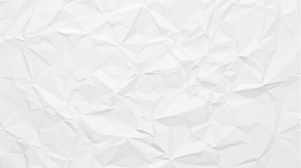 White crumpled paper texture background