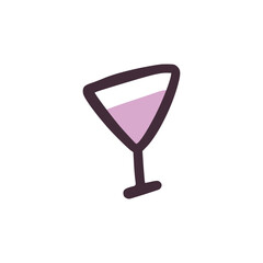 Wine glass party with children style