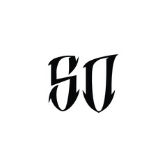 SD monogram logo design letter text name symbol monochrome logotype alphabet character simple logo
