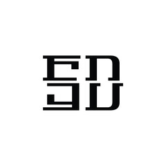 SD monogram logo design letter text name symbol monochrome logotype alphabet character simple logo