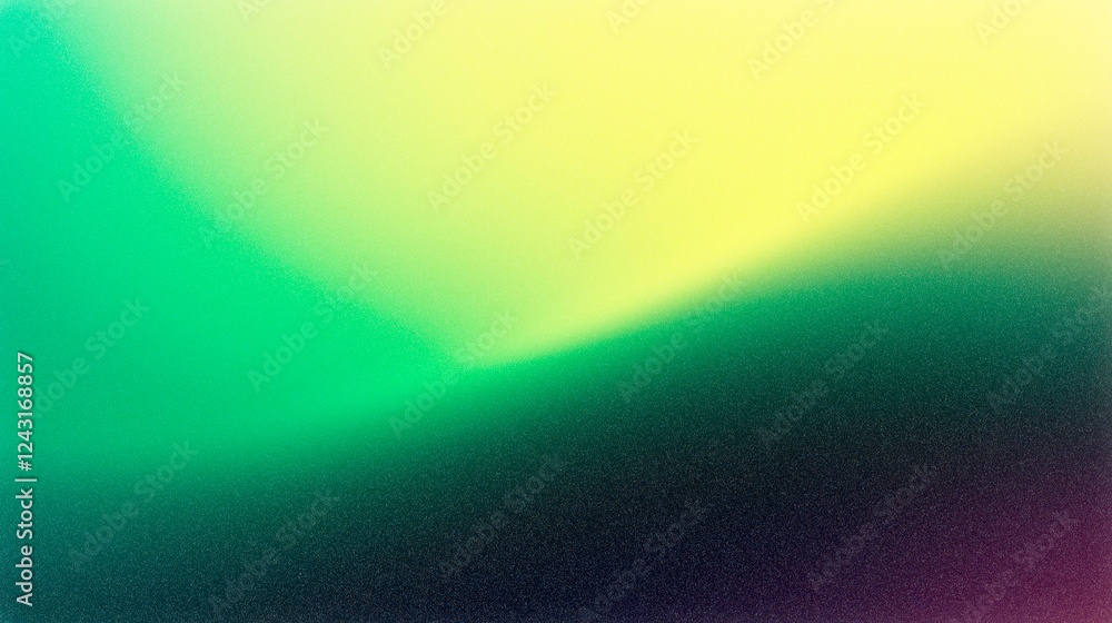 Poster green and yellow gradient background creating a soft and dreamy atmosphere