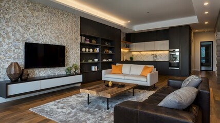 Fototapeta premium modern interior home design