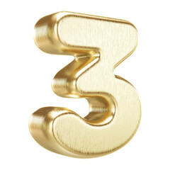 3D Golden Number 3