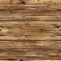 Obraz premium Seamless Aged Oak Wood Texture with Realistic Grain Details