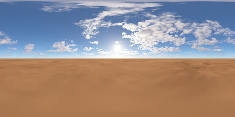 360 degree panoramic sky and clouds, equirectangular projection, environment map. HDRI spherical panorama. 3d illustration