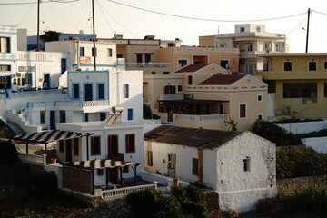The Greek island of Karpathos surrounded by the Mediterranean Sea