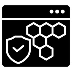 Honey Pot Glyph Icon