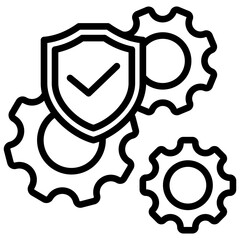 Obraz premium Configuration Outline Icon