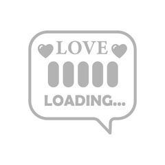 love download icon, love, time, vector illustration