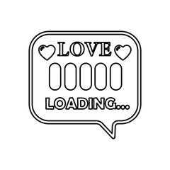 love download icon, love, time, vector illustration