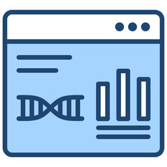 Bioinformatic Blue Icon