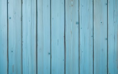 Obraz premium A close-up of a wooden board with a blue vintage paint finish, resembling a beach wood backdrop.