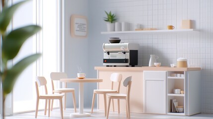 Minimalist Coffee Shop Interior Design
