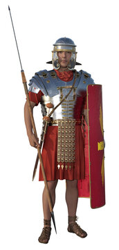 R&ouml;mischer Legion&auml;r aus dem antiken Rom, Freisteller