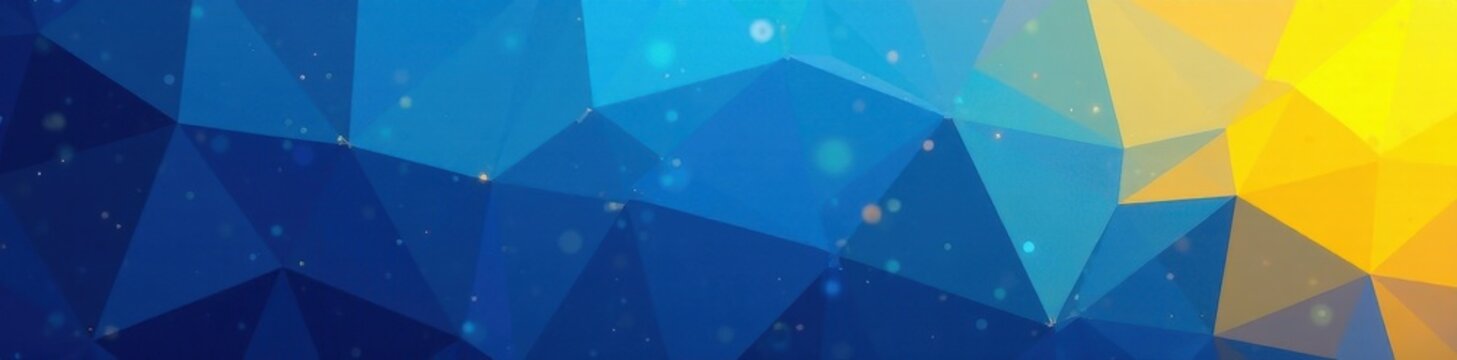 Dynamic blue to yellow gradient geometric pattern, sharp, digital, texture