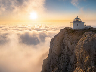 Celestial Observatory Above the Clouds