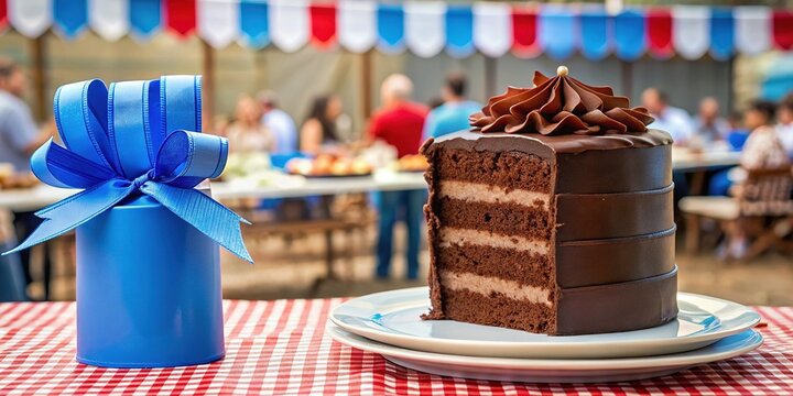 Blue Ribbon Chocolate Cake County Fair - Long Exposure Photography
