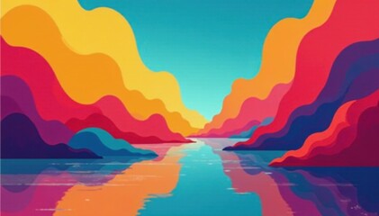 Clean lines, bold shapes, minimalist color palette , square, background, pastel