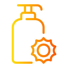 sunscreen gradient icon