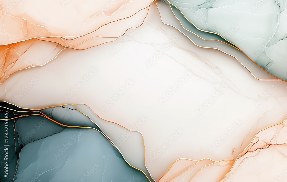 Poster an abstract background featuring soft, flowing lines in earthy tones. the gentle blend of colors cre