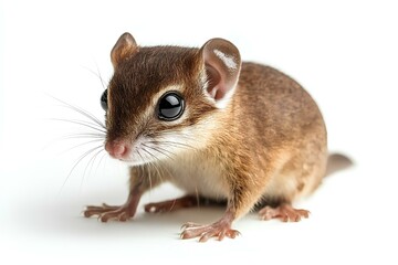 Fototapeta premium a tree shrews isolated on white background