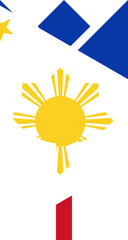 Philippines flower flag icon