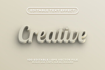 Creative Editable Text Effect Design