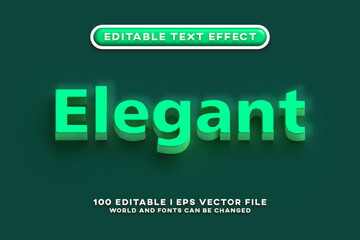 Elegant Editable Text Effect Design