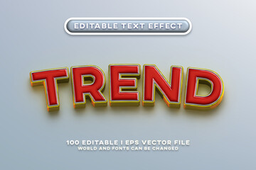 Fototapeta premium Trend Editable Text Effect Design Graphic