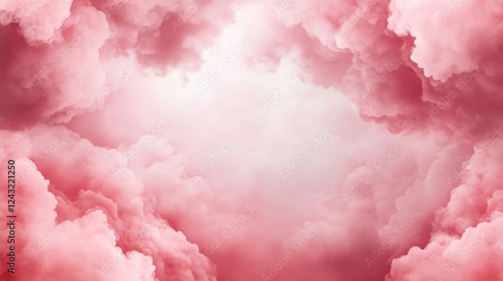 Poster a dramatic sky filled with deep marsala-colored clouds, creating a moody and atmospheric scene.